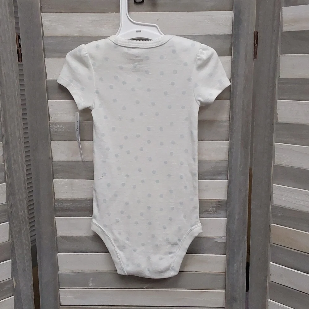 Carters white blue